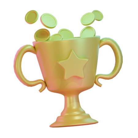 Game Trophy  3D Icon