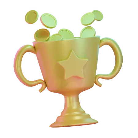 Game Trophy  3D Icon