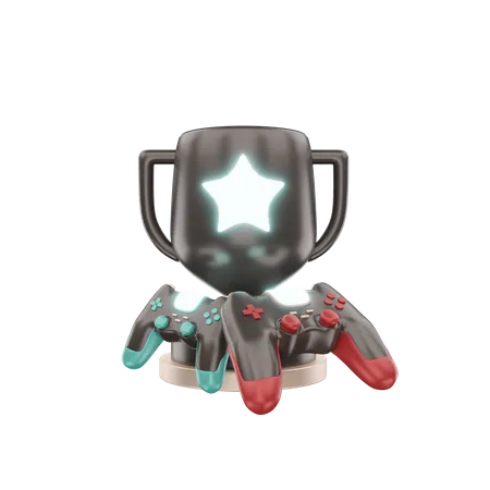 Game Trophy  3D Icon