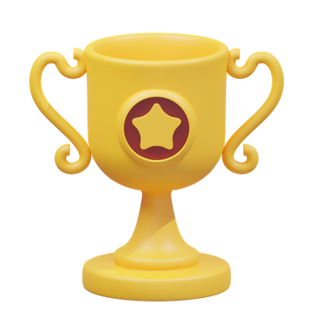 Game Trophy  3D Icon