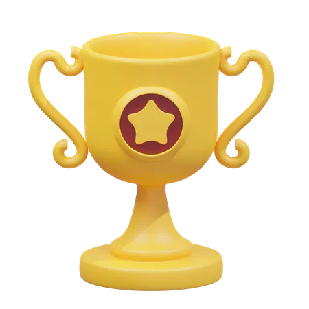 Game Trophy  3D Icon