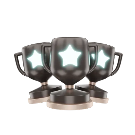 Game Trophy 3D Icon
