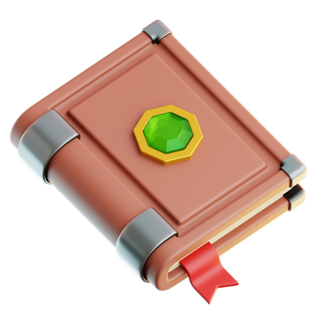 Game Wizard Book  3D Icon