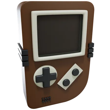 3 D Gameboy With Isolated Background 3D Icon
