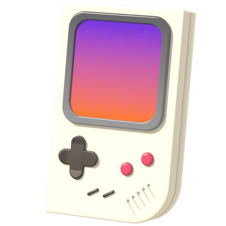 Gameboy  3D Illustration