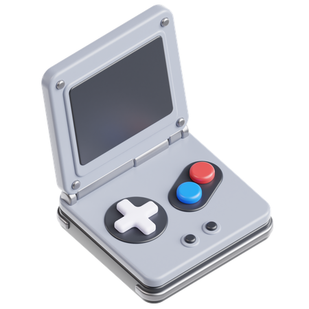 Game boy avance sp  3D Icon