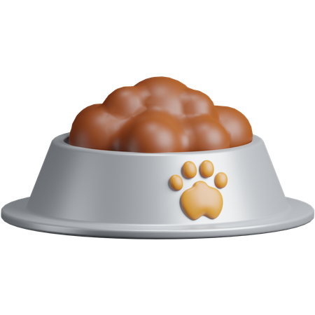 Bol de nourriture pour animaux de compagnie  3D Icon