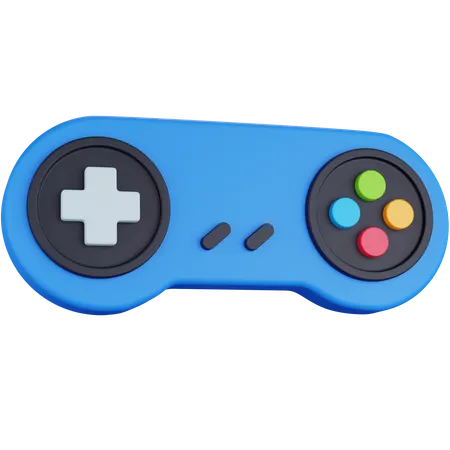 3 D Icon Illustration A Blue Controller With A Colorful Button On It 3D Icon
