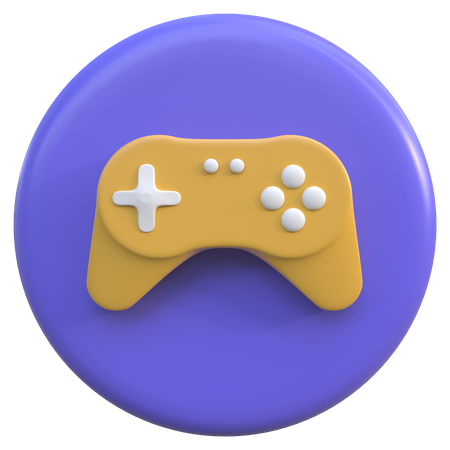 Gamepad Button  3D Icon