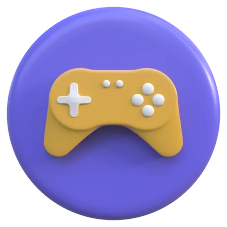 Gamepad Button  3D Icon