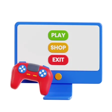 Gameplay Display  3D Icon