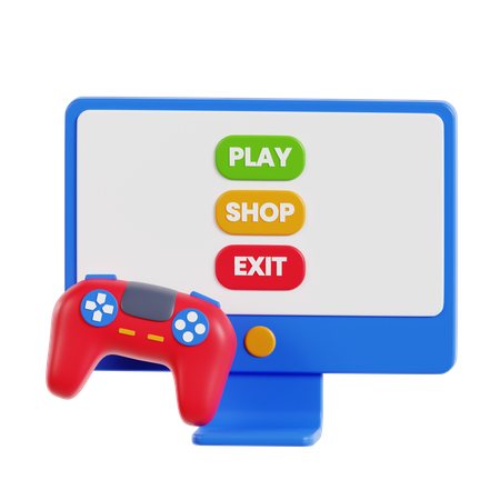 Gameplay Display  3D Icon