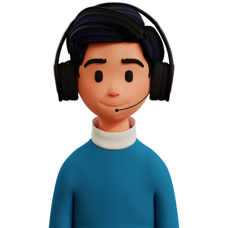 Gamer  3D Icon