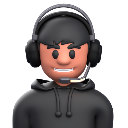 Gamer  3D Icon