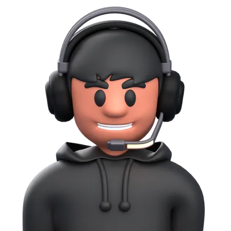 Gamer  3D Icon