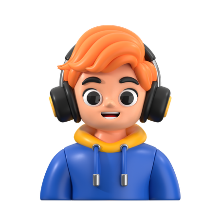 Gamer  3D Icon