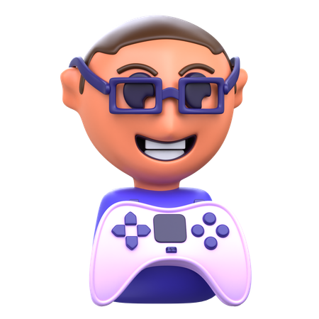 Gamer  3D Icon