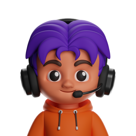 Gamer  3D Icon