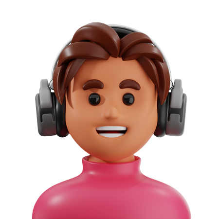 Gamer  3D Icon