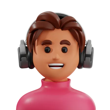 Gamer  3D Icon