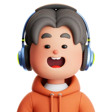 Gamer  3D Icon
