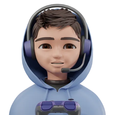 Gamer  3D Icon