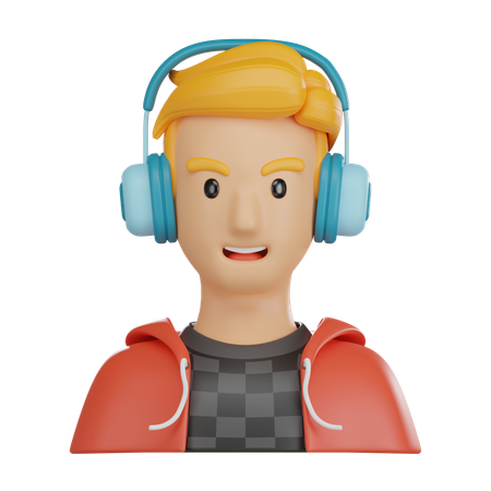 Gamer  3D Icon