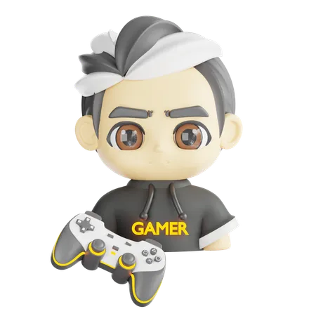 Gamer  3D Icon