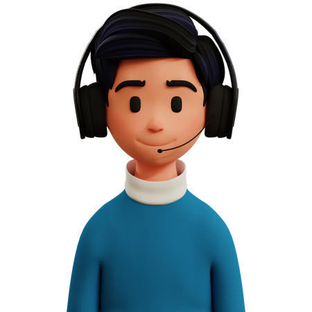 Gamer  3D Icon