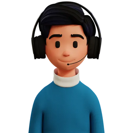 Gamer  3D Icon