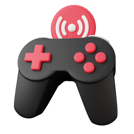 Gamer Live Streaming  3D Icon