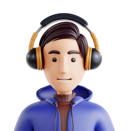 Gamers Avatar  3D Icon