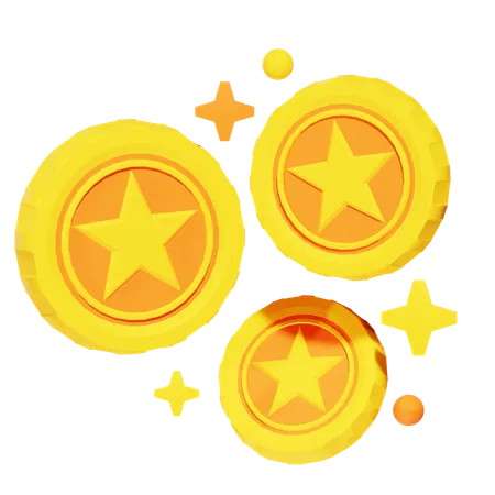 GAMES COINS  3D Icon