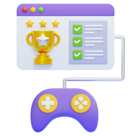 Gamification  3D Icon