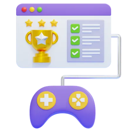 Gamification  3D Icon