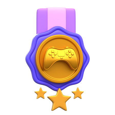 Gaming Badge  3D Icon