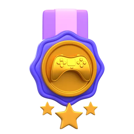 Gaming Badge  3D Icon