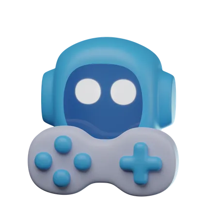 Gaming Bot  3D Icon