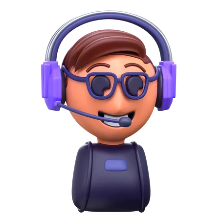 Gaming Caster  3D Icon