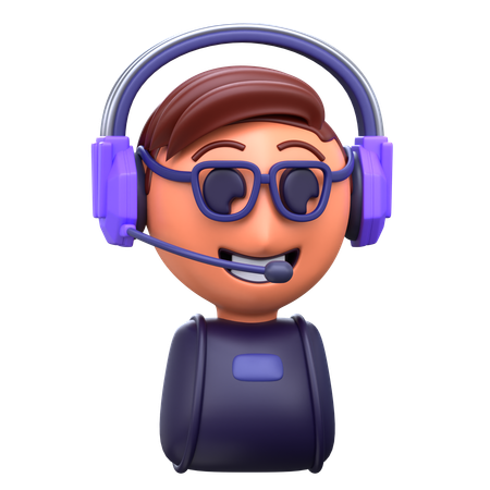 Gaming Caster  3D Icon