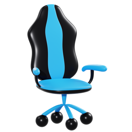 Gaming chair 3D Illustration
