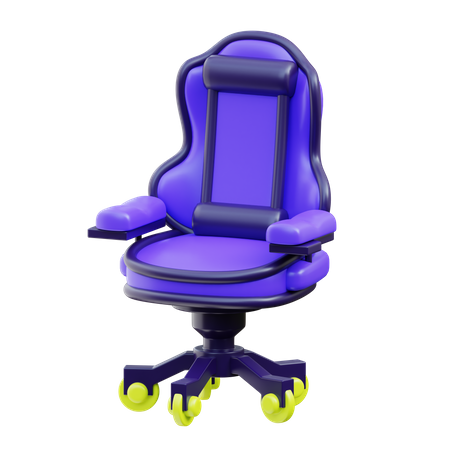 Gaming chair  3D Icon
