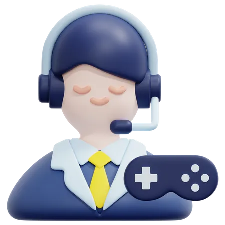 Gaming Coach  3D Icon