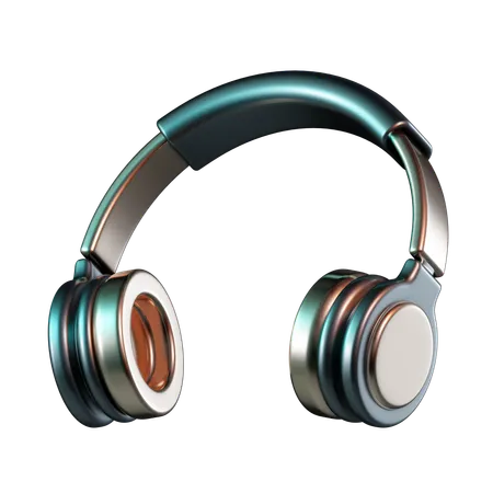 Gaming earphone  3D Icon