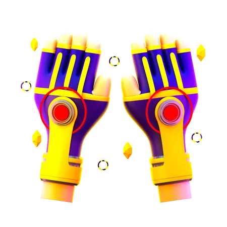 Gaming gloves  3D Icon