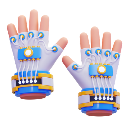 Gaming gloves  3D Icon