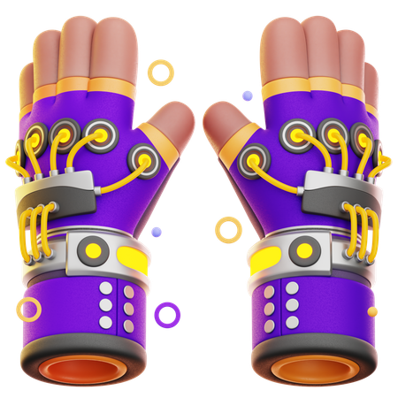 GAMING GLOVES CONTROLLER  3D Icon