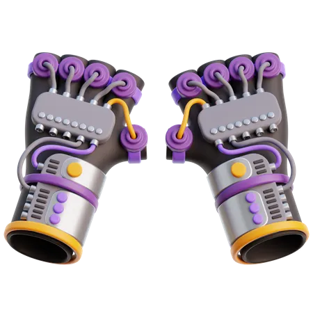 Gaming Gloves Controller  3D Icon