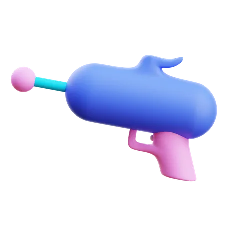 Gaming Gun  3D Illustration