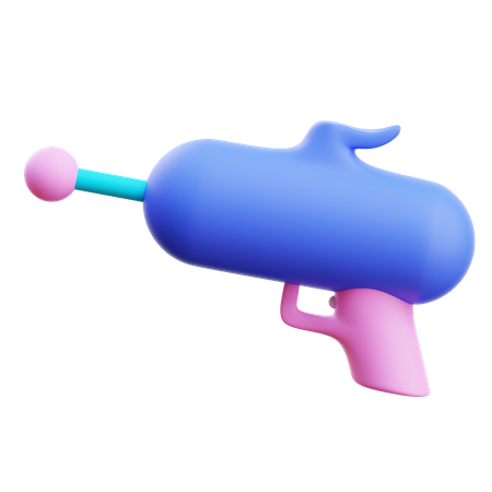 Gaming Gun 3D Illustration